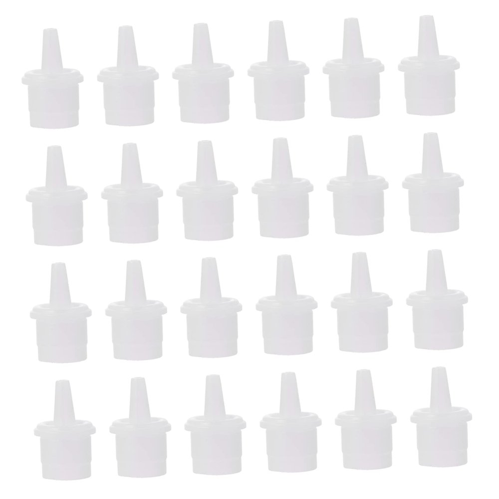 100pcs Extension Glue Replacement Nozzle Caps Bottle Mouth for Easy Application and Prevention of Clogging Compatible with Eyelash Glue Bottles