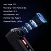 Handlebar Camera, 120 Wide Angle Lens, 1080P HD Video, Bike Camera for Motorcycles, Helmets, ABS Sport Camera for Cycling and Outdoor with, Anti Shake, Fill Light view 3
