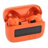 Zunate Wireless Bluetooth 5.2 Earbuds with Retro Clock Display, ENC Noise Cancelling Headphones for Sports Gaming Travel in Green, Ergonomic Design (Orange) view 1