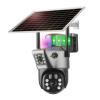 QDVOPHZA Solar Camera 4G Sim Outdoor Surveillance Dual Lens WiFi 8MP 4K PTZ Solar Panel 360 Wireless Security Protection IP Cameras(WiFi Cam Add 128G) view 2