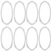 6x9 Speaker Spacers Depth Extender Extending Rings - 1/4" Thick - SSK69W - Stackable - White - 4 Pair view 1
