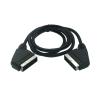 21-pin RGB Scart Cable Scart to Scart Cord Lead 1.5M Male to Male (All 21-pin Wired,Shielded) Nickel-Plated Compatible with The Scart Devices view 1
