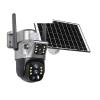 QDVOPHZA 4G/WiFi Solar Camera Wireless Outdoor 12MP 10X Zoom 6K Dual Screen Human Auto Tracking Surveillance Camera CCTV(WiFi 10xZoom 64G) view 2