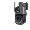QDVOPHZA 50X Optical Zoom Smart Dual Camera WiFi Outdoor Wireless 360 PTZ Surveillance Camera CCTV Motion Detect Security Product(A/U,8MP Add 32G SD Card) view 1