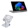 BoxWave Stand and Mount Compatible with Lenovo IdeaPad 5X - Executive VersaView Laptop Stand, Ergonomic Adjustable Viewing Angle Metallic Riser - Metallic Silver view 1