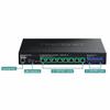TRENDnet 12-Port 10G PoE++ Web Smart Switch, TPE-7124SBF, 720W PoE Power Budget, 8 x 10G PoE++ Ports, 4 x 10G SFP+ Ports, NDAA TAA Compliant, 1U 19" Rack Mountable, Lifetime Protection view 3