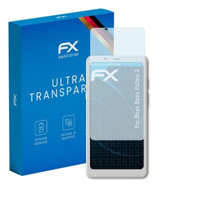 atFoliX Screen Protection Film compatible with Onyx Boox Palma 2 Screen Protector, ultra-clear FX Protective Film (2X)