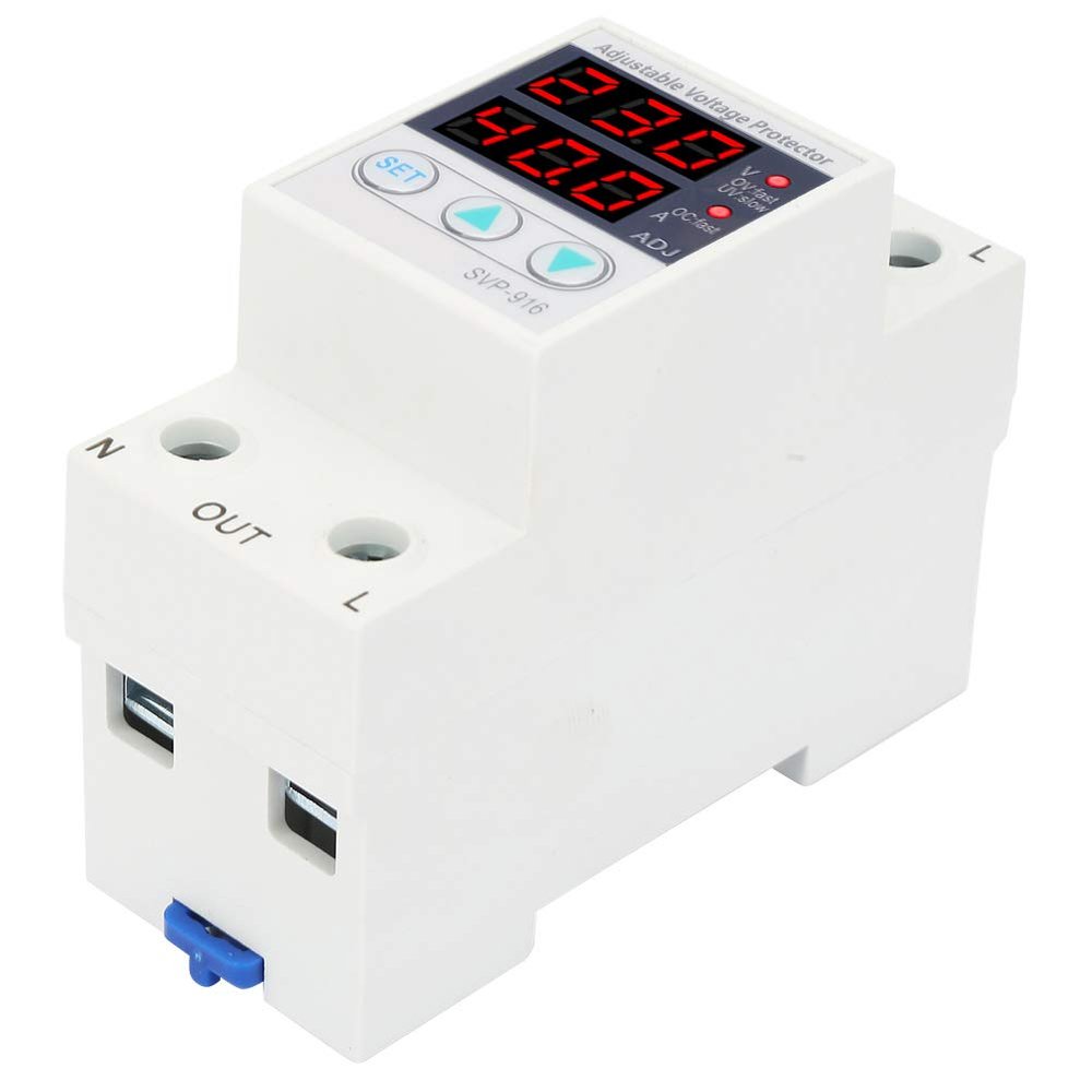 Intelligent Single Phase Over Voltage Under Voltage Current Protector 230VAC Which Helps to Reduce Energy While Providing for Your (40A)