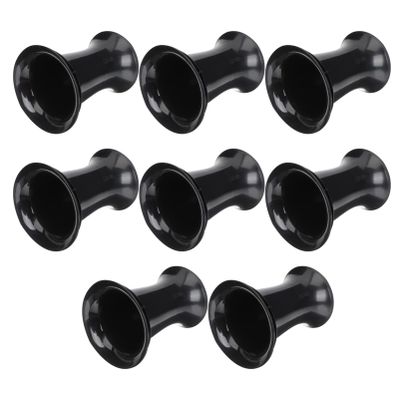 MOLUCKFU 8pcs Speaker Cabinet Port Tubes Black Bass Reflex Voice Outlet Accessories for Improved Sound Quality Easy Installation Speaker Air Port