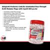 Simply45 ProSeries Unshielded Pass-Through RJ45 Modular Plugs, Red, 500pcs view 2