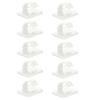 10X Cable Clamp Self Adhesive Wire Cord Management Wire Holder Clamps For Data Line Guitar Piano Line Fixing view 1