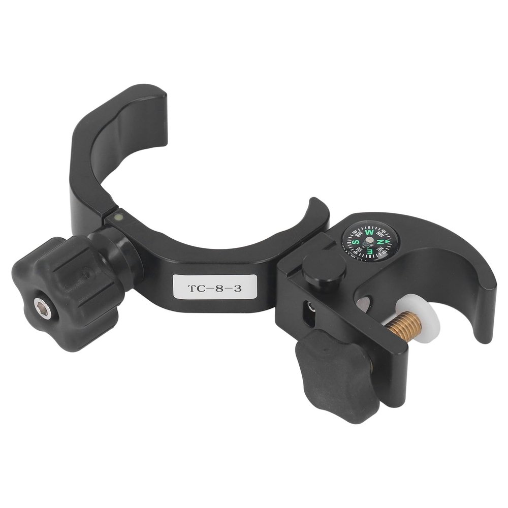 Srliya Collector Bracket with Compass GPS RTK Universal Portable Adjustable Range Pole Cradle Mount Holder for IHand30