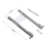 CNC Transmitter Bracket Stand Holder Adapter for J-R/for F-ut-aba DX6 FF9 9X Remote Controller Quadcopter TX Accessory(Black) view 2