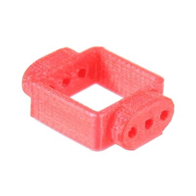 3D Printed Camera Fixture Mounting Holder FPV Cam Adapter for FPV RC Plane Accessories Camera Seat Bracket(Red)