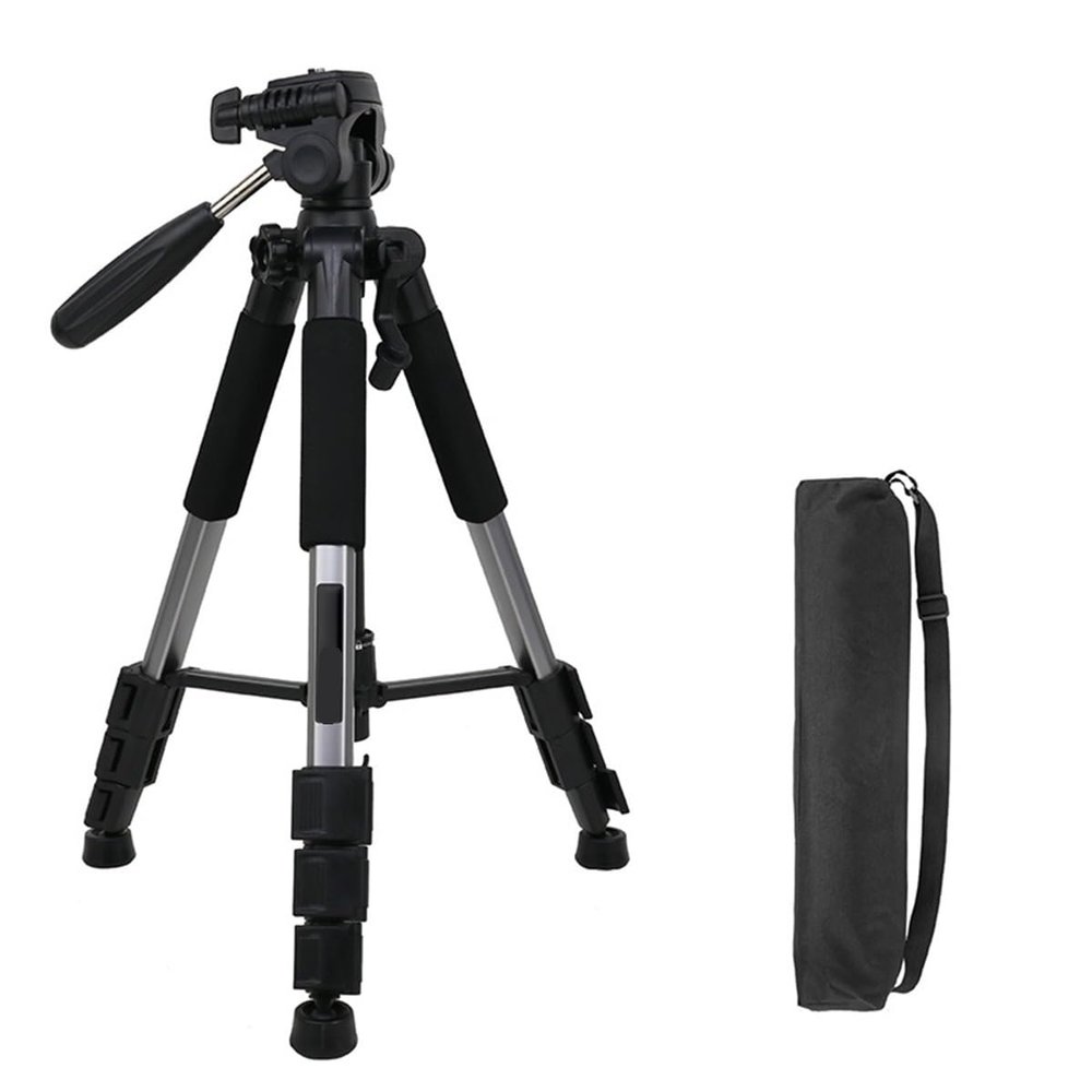 Q111 Aluminum Alloy Tripod 4/1 Stable for Telescope/Monocular/Binocular(Silver)