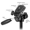 Q111 Aluminum Alloy Tripod 4/1 Stable for Telescope/Monocular/Binocular(Silver) view 4