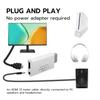 Mcbazel Wii to HDMI Adapter, Wii to HDMI Converter with 1.5m Cable 1080P, Wii Video Audio Signal Converter 1080P Full HD with 3.5mm Stereo Audio Port for Wii Console HDMI Monitor HDTV Video Projector view 4