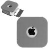 Case for Apple 2024 Mac Mini M4 / Mac Mini M4 Pro,NOUKAJU PU Material Protective Cover,Drop-Proof,Scratch-Proof,Shock-Proof,Dust-Proof,Protective Case for Mac Mini 2024(Gray) view 1
