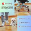 BEIEBIJOB 3.3ft Self Adhesive Floor Cord Cover,Heavy Duty Soft PVC Cable Protector and Extension Cord Hider,Cord Management System to Hide Wires on Floor,Cable Cavity:0.61" (W) x 0.32" (H) Brown view 3
