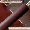 BEIEBIJOB 3.3ft Self Adhesive Floor Cord Cover,Heavy Duty Soft PVC Cable Protector and Extension Cord Hider,Cord Management System to Hide Wires on Floor,Cable Cavity:0.61" (W) x 0.32" (H) Brown view 4