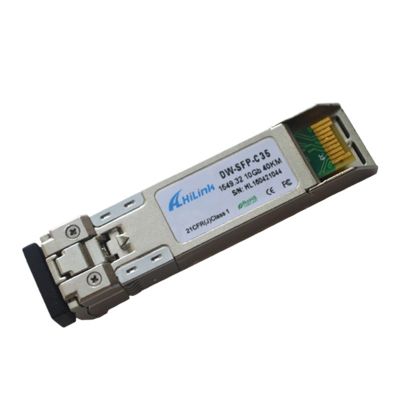 10BASE-ER C-Band Duplex LC 10G C17-C61 (1563.86nm~1528.77nm) 15xx.xxnm 40km DOM DWDM SFP+