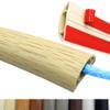BEIEBIJOB 3.3ft Self Adhesive Floor Cord Cover,Heavy Duty Soft PVC Cable Protector and Extension Cord Hider,Cord Management System to Hide Wires on Floor,Cable Cavity:0.61" (W) x 0.32" (H) Beige view 1