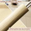 BEIEBIJOB 3.3ft Self Adhesive Floor Cord Cover,Heavy Duty Soft PVC Cable Protector and Extension Cord Hider,Cord Management System to Hide Wires on Floor,Cable Cavity:0.61" (W) x 0.32" (H) Beige view 4