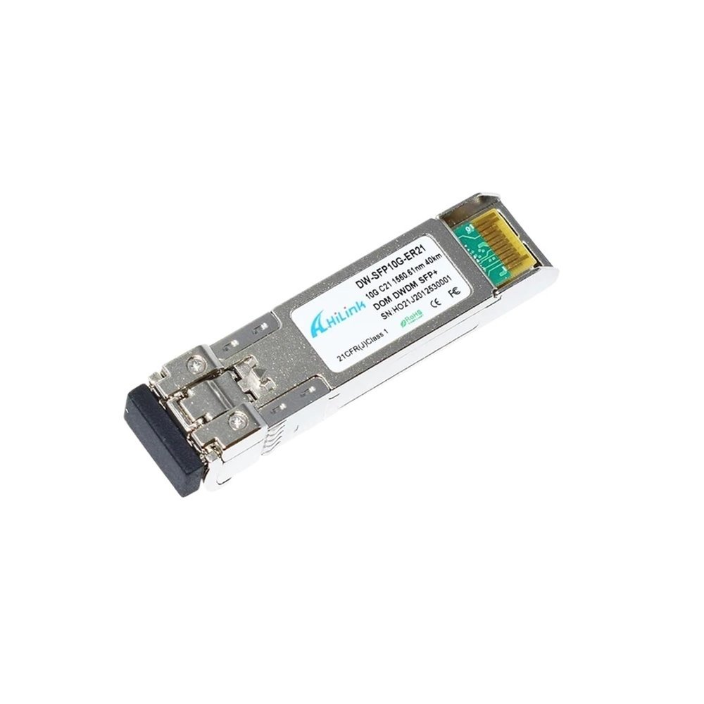 (1-10pcs) 10G CH17-61 DWDM SFP+ 80km 100GHz Dual Fiber DOM Transceiver(2 Units)