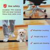 BEIEBIJOB 10ft Self Adhesive Floor Cord Cover,Cable Cavity:0.61" (W) x 0.32" (H),Heavy Duty Soft PVC Cable Protector and Extension Cord Hider,Cord Management System to Hide Wires on Floor,Black view 3