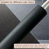BEIEBIJOB 10ft Self Adhesive Floor Cord Cover,Cable Cavity:0.61" (W) x 0.32" (H),Heavy Duty Soft PVC Cable Protector and Extension Cord Hider,Cord Management System to Hide Wires on Floor,Black view 4