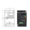 110V 220V 1.5KW 2.2KW Vector Inverter Converter Variable Frequency Drive Spindle Motor Driver 1Pcs(1.5kw,220V) view 2