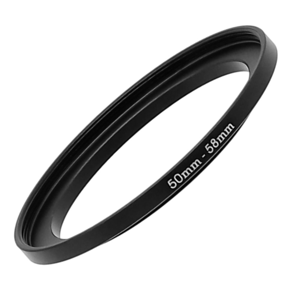 LingoFoto 50-52/55/58mm Step Up & Step Down Rings Adapter for Camera Lens and Filters 50-52Filter Adapter Ring 50mm Lens to 52mm Filters (50-58mm)