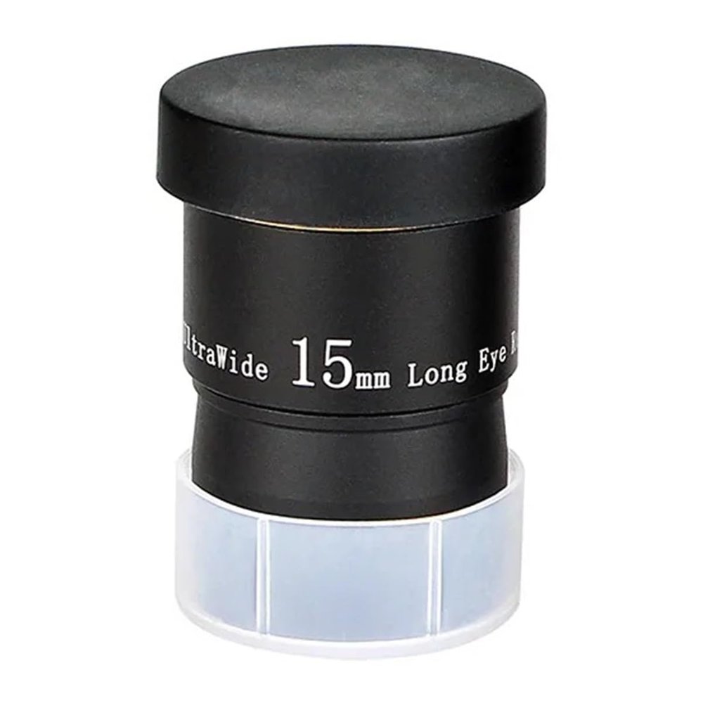 1.25" Telescope 6/9/15/20mm 66 Ultra Wide Angle Eyepiece Set for Telescope(15mm)