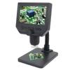 JOEBO Microscope Kit 600X Zoom Digital Microscope 3.6MP Video Microscope 4.3 Inch LCD Display Metal Stand Elbow Bracket Microscope Lens Adapters(with Elbow Bracket) view 1