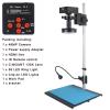 JOEBO Microscope Kit 48MP 2K 1080P HDMI USB Industrial Digital Video Microscope Camera 10-130X Zoom C Mount Lens Microscope Lens Adapters(A Microscope Set) view 2