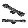 NovelGoal Dual Hot Shoe Extension Bracket Dual Cold Shoe Port Head Stabilizer for DSLR Mirrorless Camera Microphone Led Video Flash view 3