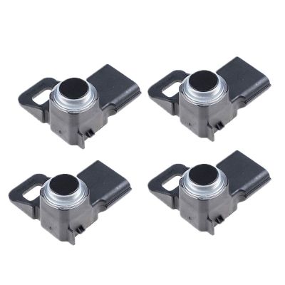 39680-TEX-Y412-M1 3 Colors 6 Pins Parking Assist Radar Sensors Parktronic PDC 1Pcs(Black)
