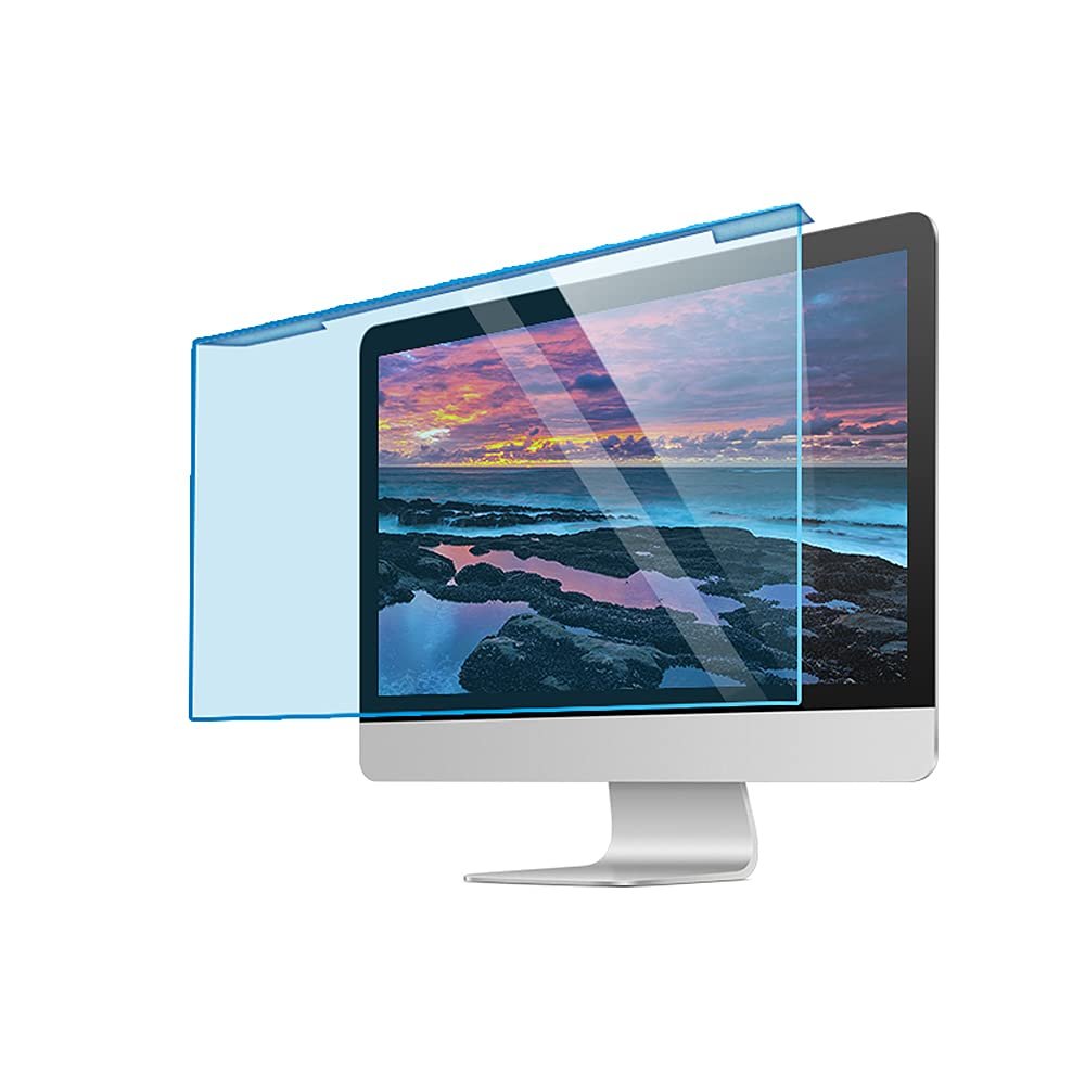 ACAGALA Hanging Blue Light Blocking Screen Protector High-Transmittance Anti-UV Eye Protection Film for 20-22'' Desktop Monitor