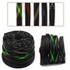 10mm Braided Cable Sleeving 5 Colors Length 5M Insulation Tight PET Expandable 150% Wire Cable Sleeves Gland Wire Sheathing - (Color: Black White) view 2