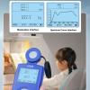 Spectrum Illuminance Meter, 01000000Lx 400nm-700nm Digital Illuminance Light Meter for Color Temperature, Humidity and Index, for Lighting Fixtures, Outdoor view 4