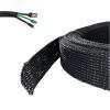 1/3/5/10M Length PET Black Cable Sleeve Insulated Braided Sleeving Data Line Protection Wire Cable Flame-Retardant Nylon Tube - (Color: 4mm, Inside Diameter: 3meter) view 1