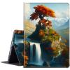 Case for All-New Fire HD 8 & Fire HD 8 Plus Tablet 14th/12th/10th Generation 2024/2022/2020 Release with Adjustable Stand & Auto Wake/Sleep Smart Protect PU Leather Cover Tablet Case - Maple Leaf view 1