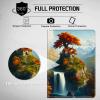 Case for All-New Fire HD 8 & Fire HD 8 Plus Tablet 14th/12th/10th Generation 2024/2022/2020 Release with Adjustable Stand & Auto Wake/Sleep Smart Protect PU Leather Cover Tablet Case - Maple Leaf view 4