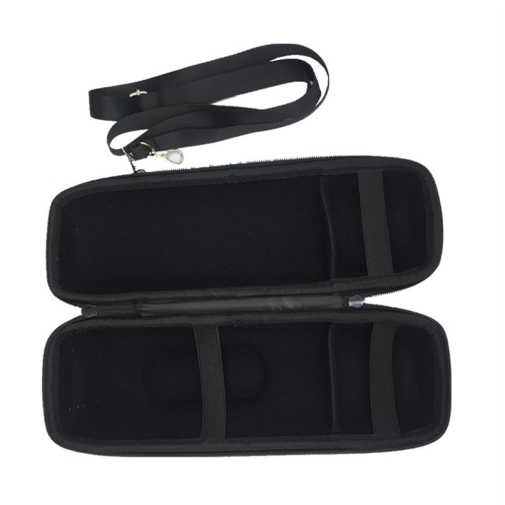 ANDRESLAD Eva Material Heavy Duty Waterproof Charge3 Speaker Bag Dual Compartment Portable Storage Case Handle Strap