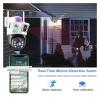 QDVOPHZA Solar Camera 4G SIM Card WiFi Surveillance Outdoor 4K 8MP 360 Wireless Night Vision CCTV Security Protection IP Cameras(4G Add 64GB Card) view 3
