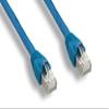 0.5 Ft (0.5ft) Cat6A STP (Shielded) Ethernet Internet Network Patch Cable Ultra Blue w/Ultra Boot RJ45 m/m 10/100/1000 10GB Gigabit (10 Pack) view 1