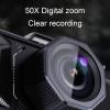 4K Digital Camera for Photography, 70MP with 3.5Inch 50X Zoom Autofocus Vlogging Camera, Compact Point and Shoot Cameras for Teens Adult Beginner view 2