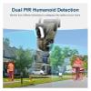 QDVOPHZA 4G Solar Security Cameras Wireless WiFi Outdoor 3K HD Video Surveillance Wildlife Night Vision Human/Animal Detection(WiFi Version Add 64G) view 4