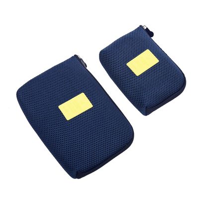 ANDRESLAD Travel Pouch Charger Cable Organizer Bag Cord Organizer Headphone Case Large Dark Shockproof