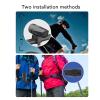 ASHATA Motorcycle Helmet Camera Outdoor, HD 1080P Wearable Cycling Video Camera Recorder Built in Mic, Light, Sports Camera Action Camera for Bike Motorcycle Handlebar view 4